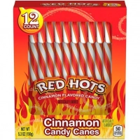 Конфеты трости с корицей Red Hots Candy Canes 150г