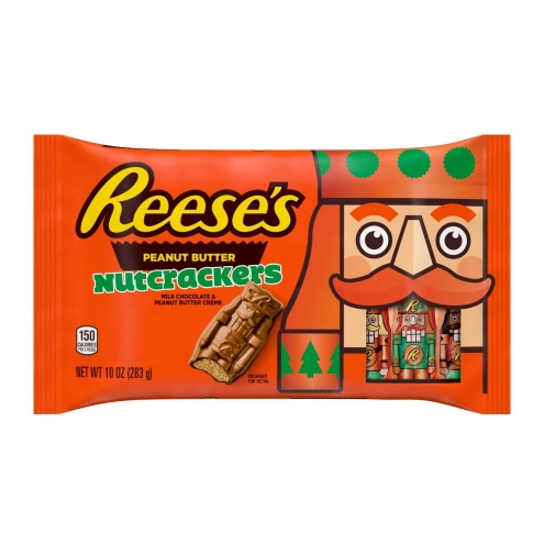 Новорічні цукерки Лускунчик Reese's Nutcrackers з арахісовою пастою 260г