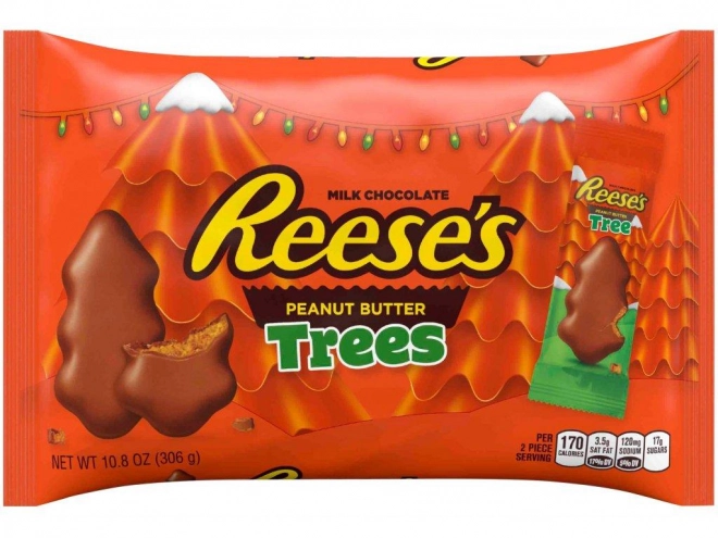 Новорічні цукерки Ялинки Reese's Trees з арахісовою пастою 221г