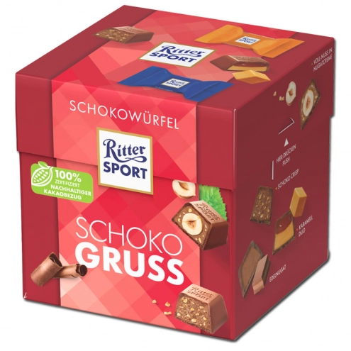 Ritter Sport Schokowürfel Box Schoko Gruss