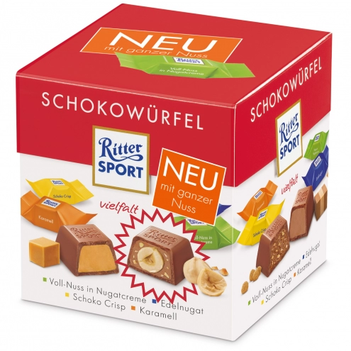 Ritter Sport Schokowürfel Box Vielfalt
