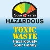 Цукерки Sour Candy Toxic Waste Hazardously + скарбничка Токсик Вейст 84г