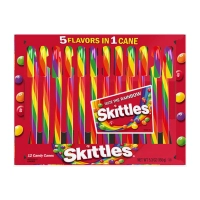 Цукерки тростини Skittles 5-в-1 Candy Canes 150г