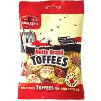 Цукерки Walkers Toffees Nutty Brazil