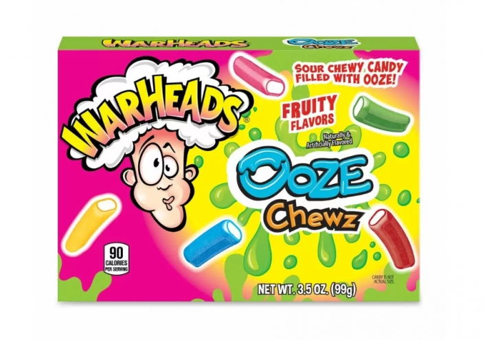 Супер кислі жувальні цукерки Warheads Ooze Chewz 