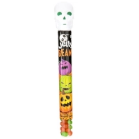 Цукерка-тростина з черепом і желейними бобами Halloween Jelly Bean Ghost Candy Cane 80г