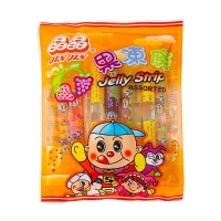 Японські Цукерки Jin Jin Jelly Strip Желейні (Фруктове Асорті) 200г