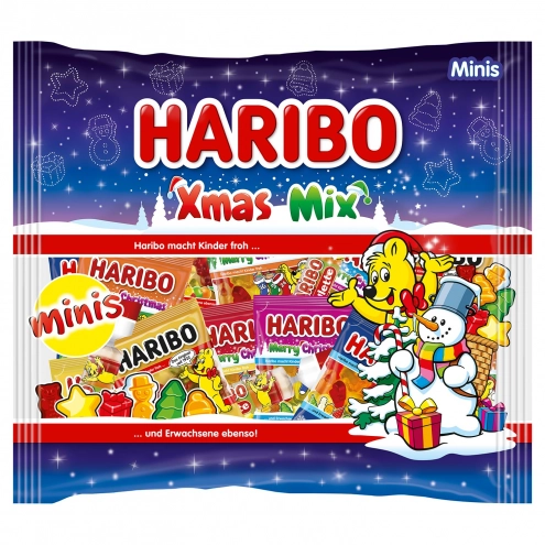Новогодние желейные конфеты Haribo Xmas Mix Minis 500г