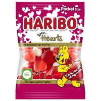 Желейки Сердечки Haribo Love Hearts Клубника 130г