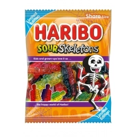 Желейные конфеты Скелеты Haribo Sour Skeletons 160г