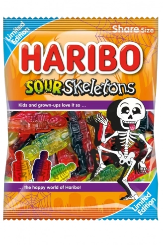 Желейные конфеты Скелеты Haribo Sour Skeletons 160г