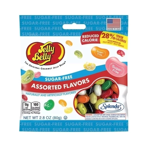 Желейные конфеты (бобы) без сахара Jelly Belly Sugar Free Assorted Ассорти 79г