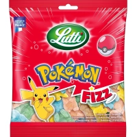 Мармеладки Покемони в шипучій посипці Lutti Pokemon Fizz 100г