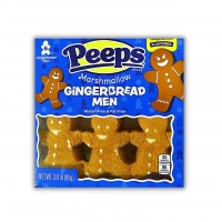 Маршмеллоу Новогодние Пряничные человечки Peeps Gingerbread (6шт) 85г