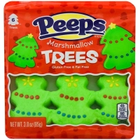 Маршмелоу Новорічні Ялинки Peeps Trees (6шт) 85г