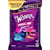 Желейні цукерки Віллі Вонка (фарбують язик) Wonka Magic Hat Fruit Flavored Gummy Candy 170г