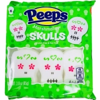 Зефирки маршмелоу Череп Peeps Marshmallow Skulls 85г