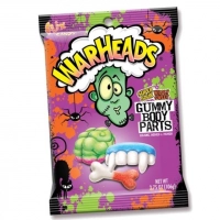Супер кислые желейные конфеты Части тела Warheads Flix Candy Halloween Gummy Body Parts 106г