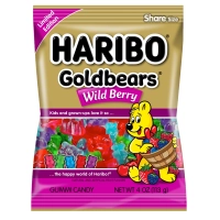 Ягодные желейные Мишки Haribo Goldbears Wild Berry Харибо 113г