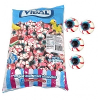 Желейные конфеты Глаза Vidal Halloween Gummy Eyeballs 2кг