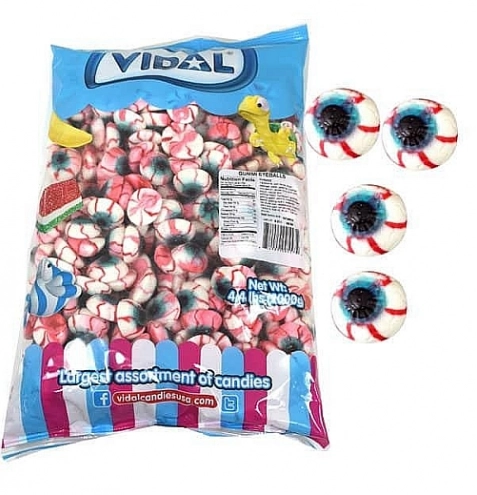 Желейные конфеты Vidal Halloween Eyeballs 2кг