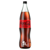 Кока Кола бутылка стекло Coca-Cola Zero Sugar Без сахара 1л