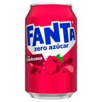 Газировка Fanta Frambuesa Zero Suigar Малина Без сахара 330мл