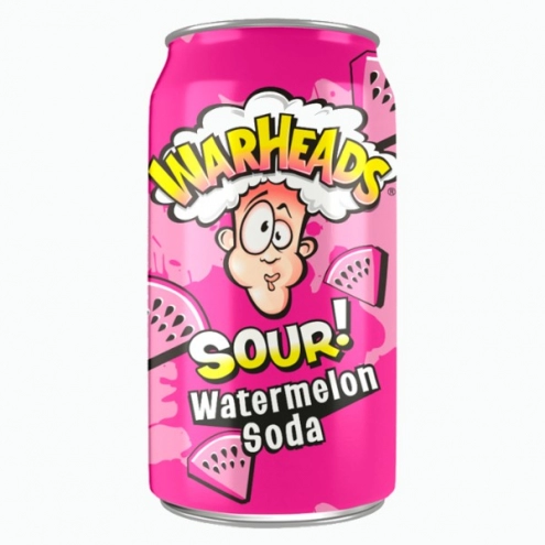 Газована вода Warheads Sour! Watermelon Soda ✈ Швидка доставка по Україні ► Найнижчі ціни ✔ Замовляйте зараз