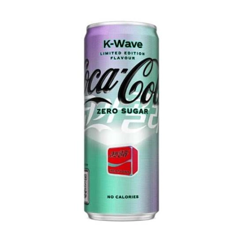 Газована вода Кока Кола Coca-Cola K-Wave Zero Sugar Без цукру 250мл