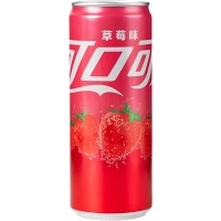 Газована вода полунична Coca-Cola Strawberry China 330мл