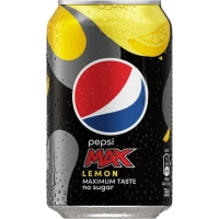 (до 22.10.23) Газована вода Пепсі Макс Лимон без цукру 330мл