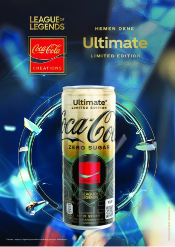 Газована вода Coca Cola League of Legends Ultimate Zero Sugar без цукру 320мл