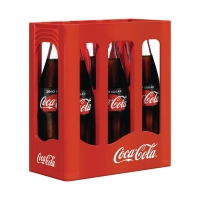Ящик Кока Кола в склі Coca-Cola Zero Sugar Без цукру 6x1л