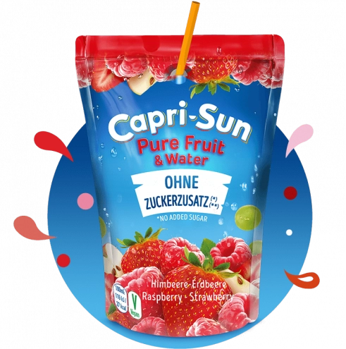 Сік Capri Sun Pure Fruit & Water Малина Полуниця без цукру