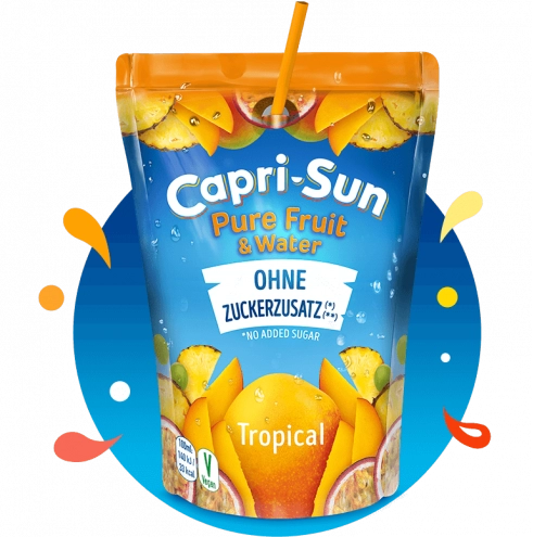 Сік Capri Sun Pure Fruit & Water Тропік без цукру