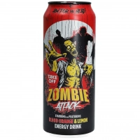 Напиток Энергетик Halloween Take Off Zombie Attack Blood Orange & Lemon Energy Drink 500мл