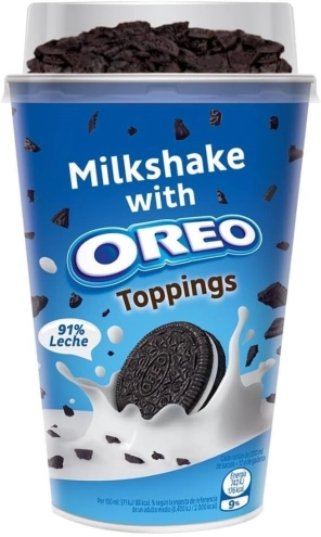 Молочный коктейль Oreo Delight Milkshake with Oreo Topping 200мл