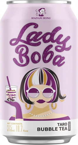 Газировка Lady Boba Taro Bubble Tea