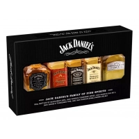 Подарунковий набір віскі Jack Daniel's Set Family of Fine Spirits 5x50мл 39%vol