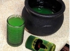 Суміш для напою "Відьмине вариво" у котлі Halloween Green Slime Drink Mix in Cauldron 396г
