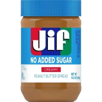 Арахісова паста JIF No Sugar Creamy Peanut Butter Spread Без цукру 440г