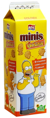 Печенье Arluy Minis Simpsons Gold