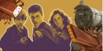 Упаковка печенья с шоколадом Гарри Поттер Witor's Harry Potter Biglietto per Hogwarts 6x21г