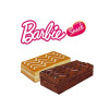 Бисквит Барби клубника и йогурт + 70 наклеек для ногтей Freddi Barbie Biscuit Cake Strawberry&Yogurt Filling 10шт 250г