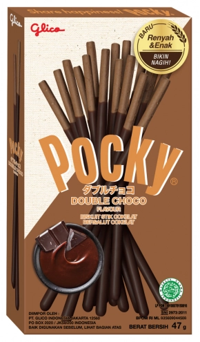 Палички Glico Pocky Подвійний Шоколад 47г