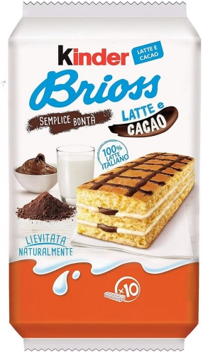 Молочний бісквіт з какао Kinder Brioss 270г