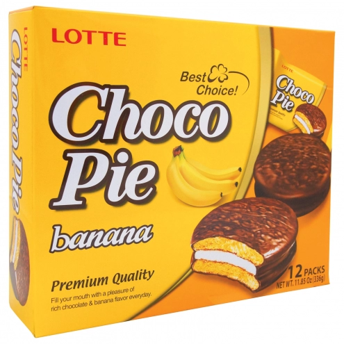 Печенье Choco Pie Банан 12шт