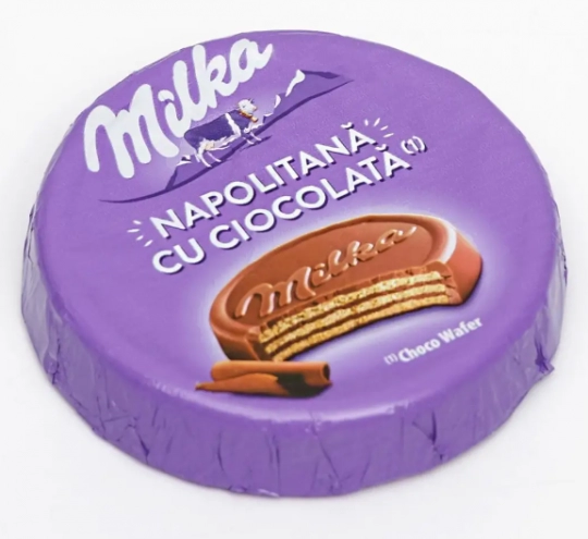 Вафлі Milka Napolitana cu Ciocolata 30 г