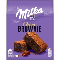 Пирожные Брауни с кусочками шоколада Milka Choco Brownie (6 шт) 150г