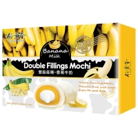 Японські моті Bamboo House Double Fillings Mochi Mochi Banana Milk Банан 180г